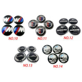 4pcs/set 68mm BMW X1 X3 X5 X6 1 3 5 7 Series Car Wheel Center Hub Cap Auto Hub Cover Emblem Badge Decal