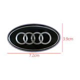 Audi Sline Elliptical Metal Car Window Sticker Emblem Badge Decal