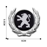 Peugeot Metal Car Rear Sticker Auto Window Emblem Badge Decal