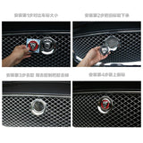 7.2cm 8.6cm 10cm Jaguar ABS Car Front Center Grille Emblem Badge Sticker Decal