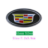 Cadillac Elliptical Metal Car Window Sticker Emblem Badge Decal