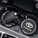 2PCS Toyota TRD Diamond Car Water Coaster Cup Mat