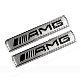 2pcs Mercedes Benz AMG Brabus Metal Car Sticker Emblem Badge Decal Decoration
