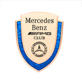 Mercedes Benz Metal Shield Car Rear Sticker Auto Window Emblem Badge Decal