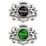 Nissan Double Lion Metal Car Rear Sticker Auto Window Emblem Badge Decal