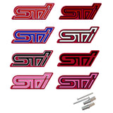 Subaru STI Metal Car Front Hood Grille Emblem Badge Auto Rear Sticker Decal