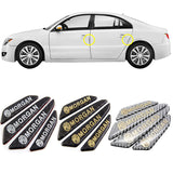 4pcs/set MG Carbon Fiber Car Door Anti-Scratch Sticker Door Side Protection Bumper Strips
