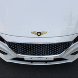 Volkswagen Angle Wings Metal Car Front Hood Bonnet Sticker Emblem Badge