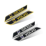 2pcs Volvo Logo Car Fender Side Sticker Decal Emblem Badge