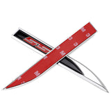 2pcs Chevrolet SS Logo Metal Car Sider Fender Sticker Emblem Badge