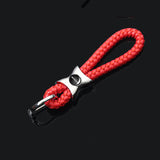 Mercedes Benz AMG Smart Apple Tree Logo Braided Rope Car Keychain Keyring