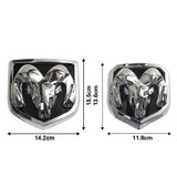 15.2x14.2cm 13.5x12cm Dodge Car LED Light Front Rear Emblem Badge