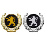 Peugeot Metal Car Rear Sticker Auto Window Emblem Badge Decal