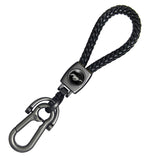 Ford Mustang Braided Rope Car Keychain Keyring Pendant