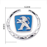 Peugeot Metal Car Rear Sticker Auto Window Emblem Badge Decal