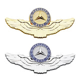 Mercedes Benz Car Body Wing Emblem Sticker Metal Auto Window Trunk Badge Decal