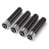 4pcs/set Infiniti Logo Carbon Fiber Car Door Bolt Lock Pins Gate Lock Screws