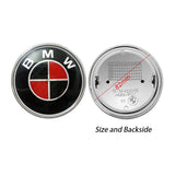 1PC 82mm BMW Logo Car Front Hood Emblem Rear Badge Decal