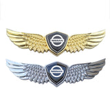 Nissan Metal Wings Car Front Sticker Emblem Badge Decal