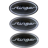 KIA Elliptical Metal Car Window Sticker Emblem Badge Decal