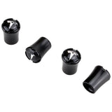 4pcs/set Tesla Logo Car Air Valve Stem Caps Auto Tyre Valve Covers