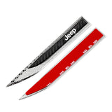 2pcs Jeep Logo Metal Car Side Fender Emblem Stickers
