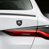 2pcs 39x39mm Citroen Shield Metal Car Window Sticker Emblem Badge Decal