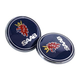 68MM SAAB SCANIA Logo ABS Car Front Bonnet Emblem Badge Rear Sticker Decal