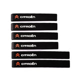 6PCS Citroen Car Door Handle Mirror Protective Anti-Collision Stickers