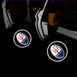 2pcs Maserati Wireless Car Welcome Door Laser Projection LED Light