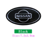Nissan Nismo Elliptical Metal Car Window Sticker Emblem Badge Decal