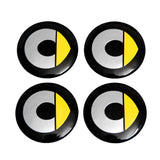 4pcs/set 56/75mm Mercedes Benz AMG Brabus Apple Tree Car Wheel Center Hub Cap Sticker Decal
