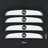 4pcs/set Hyundai Car Door Mirror Side Anti Collision Sticker Bumper Strips