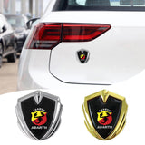 Abarth Car Logo Shield Metal Auto Window Sticker Emblem Badge Decal