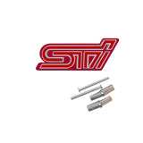 Subaru STI Metal Car Front Hood Grille Emblem Badge Auto Rear Sticker Decal