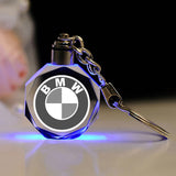 BMW Car Logo LED Light Keychain Key Pendant