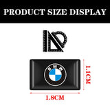 10pcs BMW M Power Epoxy Car Armrest Button Sticker
