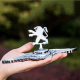Peugeot Angle Wings Metal Car Front Hood Bonnet Sticker Emblem Badge