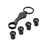 4pcs/set Fiat 500 Logo Car Air Valve Stem Caps Auto Tyre Valve Covers