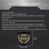 Audi Metal Carbon Fiber Car Rear Sticker Shield Trunk Emblem Badge Decal