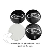 4pcs 60mm Ford Car Wheel Center Hub Cap Sticker Decal