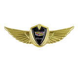 Cadillac Logo 3D Metal Wing Car Emblem Sticker Badge Decal