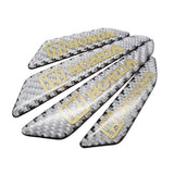 4pcs/set Honda Mugen Power Carbon Fiber Car Door Anti-Scratch Sticker Door Side Protection Bumper Strips