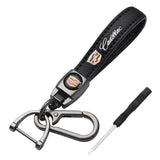 Cadillac PU Leather Car Keyring Keychain