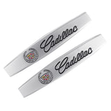 2pcs Cadillac Metal Car Fender Side Badge Decal Rear Emblem Sticker