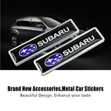 2pcs/set Subaru STI Logo Metal Car Side Sticker Auto Emblem Badge