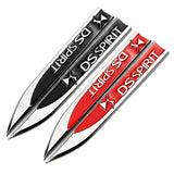 2pcs/set Citroen DS Metal Car Fender Side Sticker Emblem Badge Decal