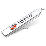 2pcs Toyota TRD Logo Car Fender Side Emblem Badge Sticker