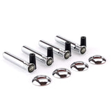 4pcs/set Volvo Logo Car Door Bolt Lock Pins Gate Lock Screws
