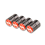 4pcs/set Nissan Nismo Z Logo Car Air Valve Stem Caps Auto Tyre Valve Covers